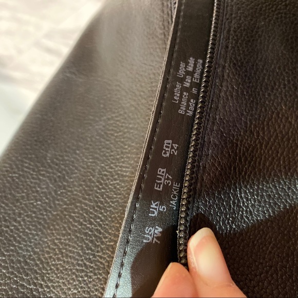 Naturalizer Jackie Black Leather Tall Boot 7W - Picture 11 of 13